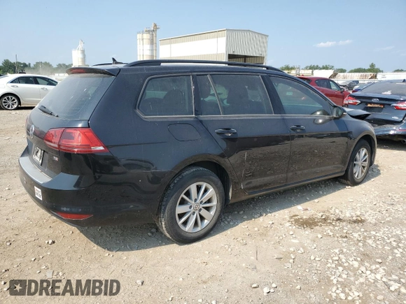 2016 Volkswagen Golf SportWagen TSI S with VIN 3VWC17AU1GM523181, listed as a Copart auction lot 60384164 with 0 mi miles and Salvage Title. Bid and sale history available at carsss.com. Image 3.