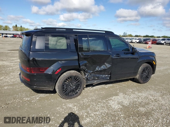 2024 Hyundai Santa Fe Calligraphy with VIN 5NMP5DG14RH001588, listed as a Copart auction lot 51533755 with 13,076 mi miles and Salvage title. Bid and sale history available at DreamBid. Image 3.