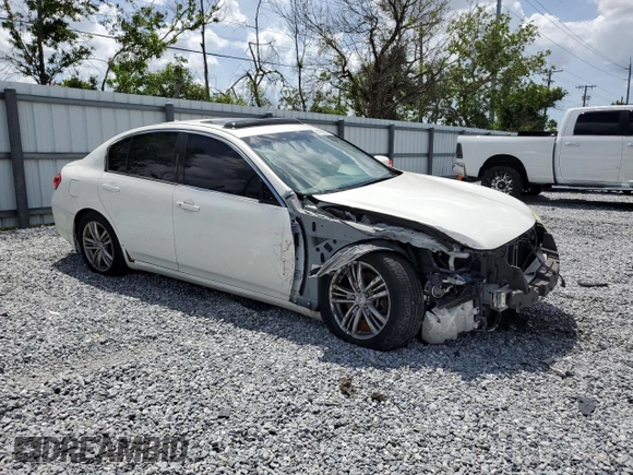 2013 Infiniti G37 Sedan Journey with VIN JN1CV6AP1DM714346, listed as a Copart auction lot 51689945 with 117,667 mi miles and Salvage Title. Bid and sale history available at carsss.com. Image 4.