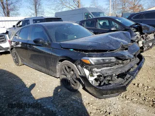 2024 Honda Civic Sport with VIN 2HGFE2F51RH519868, listed as a Copart auction lot 42130745 with 22,616 mi miles and Salvage Title. Bid and sale history available at DreamBid. Image 4.