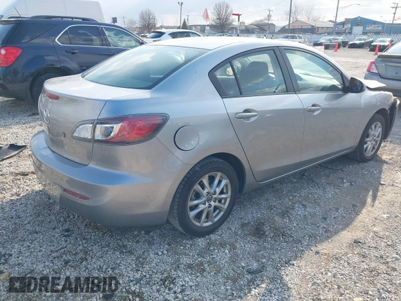 2013 Mazda 3 i SV with VIN JM1BL1TF4D1719757, listed as a IAAI auction lot 41845303 with 134,106 mi miles. Bid and sale history available at carsss.com. Image 4.