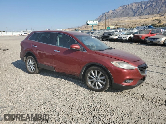 2015 Mazda CX-9 Grand Touring with VIN JM3TB2DV3F0455899, listed as a Copart auction lot 75697794 with 137,551 mi miles and Salvage Title. Bid and sale history available at carsss.com. Image 4.
