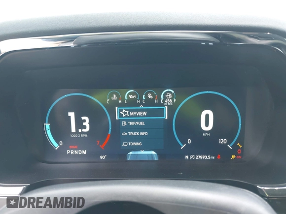 2023 Ford F-150 XL with VIN 1FTFW1E80PKF94617, listed as a IAAI auction lot 42492881 with 27,970 mi miles and . Bid and sale history available at DreamBid. Image 7.