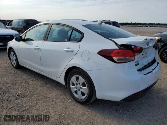 2017 Kia Forte LX with VIN 3KPFK4A79HE041933, listed as a Copart auction lot 55228185 with 147,613 mi miles and Salvage Title. Bid and sale history available at carsss.com. Image 2.