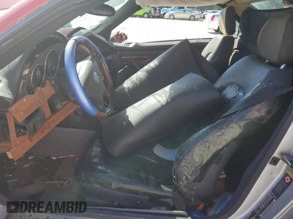 2002 Mercedes-Benz SLK 320 with VIN WDBKK65F72F248313, listed as a Copart auction lot 76538554 with Not Provided miles and Salvage Title. Bid and sale history available at DreamBid. Image 7.