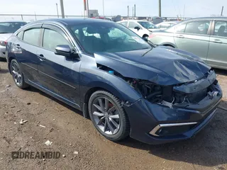 2019 Honda Civic Sedan EX with VIN 19XFC1F33KE010363, listed as a IAAI auction lot 41863301 with 77,578 mi miles. Bid and sale history available at carsss.com. Image 6.