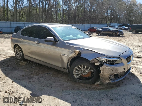2016 BMW 5 Series 528i with VIN WBA5A5C5XGG349916, listed as a Copart auction lot 49257855 with 81,369 mi miles and Salvage Title. Bid and sale history available at carsss.com. Image 4.