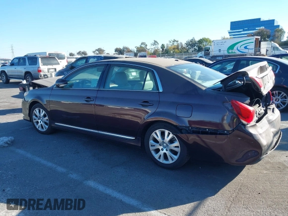 2011 Toyota Avalon with VIN 4T1BK3DB2BU420950, listed as a IAAI auction lot 41331545 with 86,908 mi miles and . Bid and sale history available at DreamBid. Image 14.