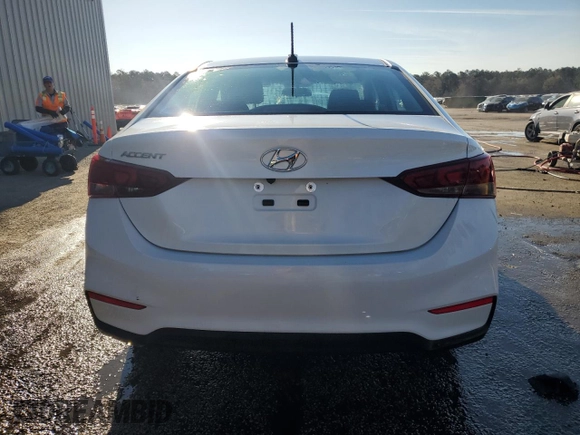 2022 Hyundai Accent SE with VIN 3KPC24A66NE176681, listed as a Copart auction lot 50429525 with 29,654 mi miles and Salvage Title. Bid and sale history available at DreamBid. Image 6.