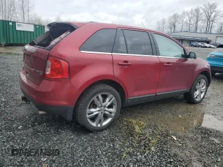 2013 Ford Edge Limited with VIN 2FMDK4KCXDBB12184, listed as a Copart auction lot 49452405 with 141,413 mi miles and Salvage Title. Bid and sale history available at carsss.com. Image 3.