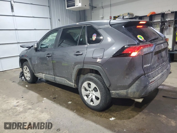 2024 Toyota RAV4 LE with VIN 2T3G1RFV1RC459115, listed as a Copart auction lot 45691045 with 0 mi miles and Salvage Title. Bid and sale history available at carsss.com. Image 2.