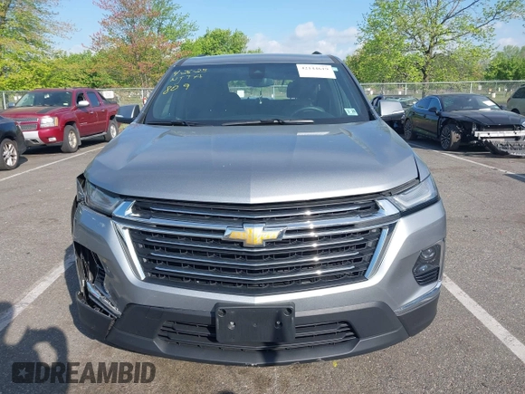 2023 Chevrolet Traverse LT Cloth with VIN 1GNEVGKW3PJ336948, listed as a IAAI auction lot 42144619 with 15,580 mi miles and . Bid and sale history available at DreamBid. Image 12.
