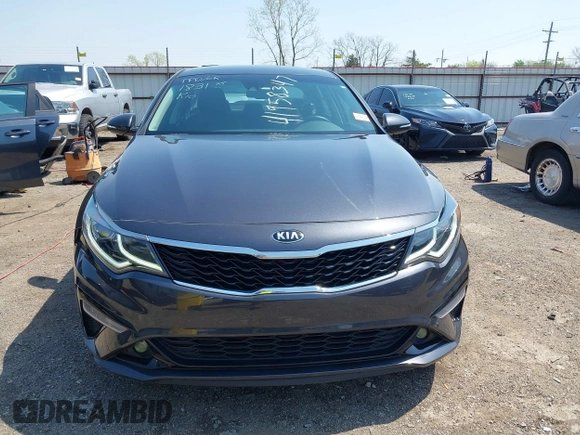 2019 Kia Optima LX with VIN 5XXGT4L34KG317817, listed as a IAAI auction lot 41958347 with 50,504 mi miles. Bid and sale history available at carsss.com. Image 13.