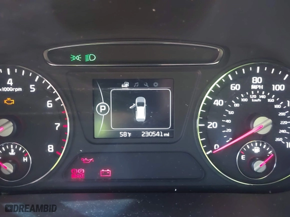 2016 Kia Sorento LX with VIN 5XYPG4A52GG002963, listed as a IAAI auction lot 41874425 with 230,541 mi miles. Bid and sale history available at carsss.com. Image 15.