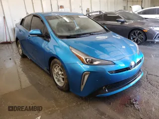 2021 Toyota Prius LE with VIN JTDL9MFU6M3030094, listed as a Copart auction lot 46984905 with 109,803 mi miles and Salvage title. Bid and sale history available at DreamBid. Image 4.