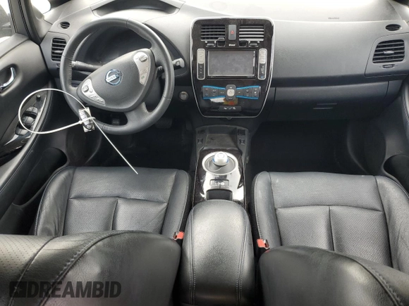 2013 Nissan LEAF SV with VIN 1N4AZ0CP1DC408729, listed as a Copart auction lot 57036265 with 72,881 mi miles and Salvage title. Bid and sale history available at DreamBid. Image 8.