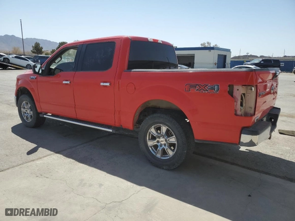 2016 Ford F-150 XLT with VIN 1FTEW1EF8GKE23589, listed as a Copart auction lot 52202525 with 159,866 mi miles and Salvage Title. Bid and sale history available at carsss.com. Image 2.