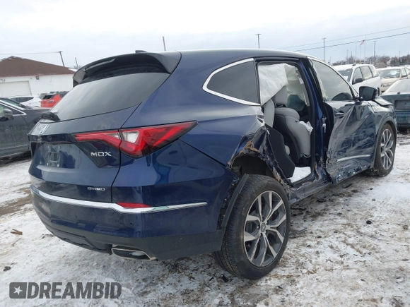 2024 Acura MDX Technology with VIN 5J8YE1H43RL026753, listed as a IAAI auction lot 41334412 with 8,677 mi miles and . Bid and sale history available at DreamBid. Image 4.