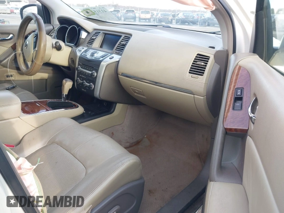 2009 Nissan Murano S with VIN JN8AZ18W69W113832, listed as a IAAI auction lot 41315201 with Not Provided miles and . Bid and sale history available at DreamBid. Image 5.