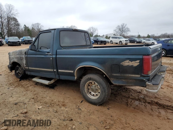 1995 Ford F-150 with VIN 1FTEF14N1SNB53833, listed as a Copart auction lot 86733154 with 0 mi miles and Salvage Title. Bid and sale history available at carsss.com. Image 2.
