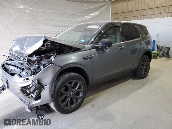 2019 Land Rover Discovery Sport HSE z VIN SALCR2FXXKH789192, wystawiony jako Copart lot #54120895 z przebiegiem 57 124 mil mil oraz Szkoda całkowita • Salvage title. Historia ofert i sprzedaży dostępna na DreamBid. Obrazek 1.
