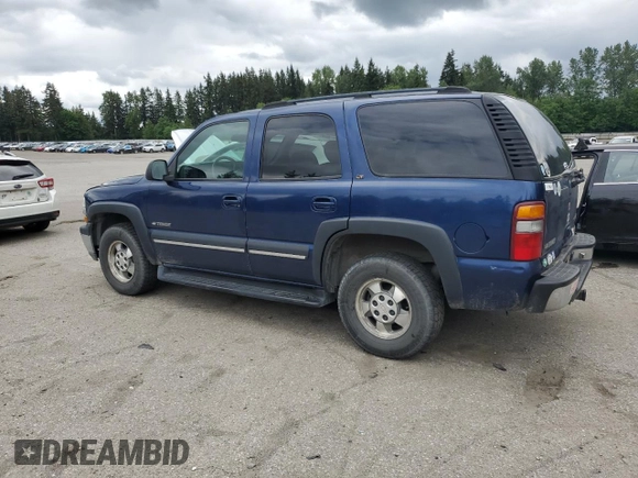 2002 Chevrolet Tahoe LS with VIN 1GNEK13Z62J111284, listed as a Copart auction lot 57854975 with 193,226 mi miles and Clean title. Bid and sale history available at DreamBid. Image 2.