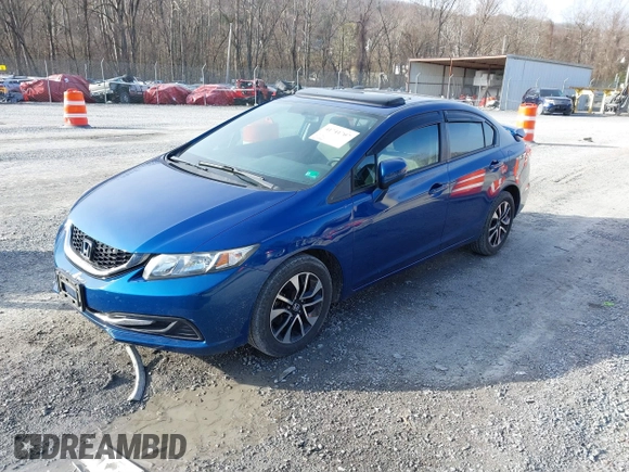 2015 Honda Civic EX with VIN 19XFB2F87FE040749, listed as a IAAI auction lot 41741707 with 67,790 mi miles and . Bid and sale history available at carsss.com. Image 18.