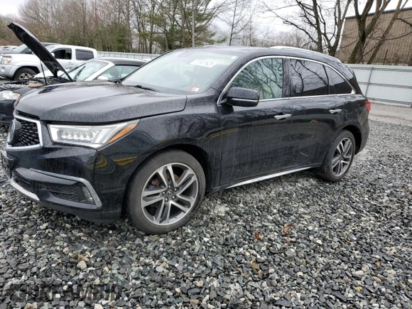 2017 Acura MDX Advance with VIN 5FRYD4H87HB029533, listed as a Copart auction lot 51931625 with 102,962 mi miles and Salvage title. Bid and sale history available at DreamBid. Image 1.