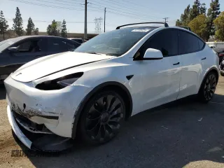 2022 Tesla Model Y Performance с VIN 7SAYGDEF2NF485398, выставлен на аукционе Copart как лот 58188425 с пробегом 64 018 миль миль и Списание • Salvage title. История ставок и продаж доступна на DreamBid. Изображение 1.