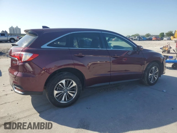 2018 Acura RDX Advance with VIN 5J8TB4H70JL022422, listed as a Copart auction lot 52627185 with 86,856 mi miles and Salvage Title. Bid and sale history available at DreamBid. Image 3.