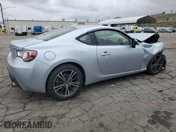 2015 Subaru BRZ Premium with VIN JF1ZCAB12F9607084, listed as a Copart auction lot 53743495 with 57,486 mi miles and Salvage title. Bid and sale history available at DreamBid. Image 3.