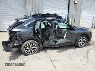 2020 Ford Escape Titanium Hybrid with VIN 1FMCU0DZ5LUC42835, listed as a Copart auction lot 64339785 with 83,515 mi miles and Non repairable. Bid and sale history available at DreamBid. Image 3.