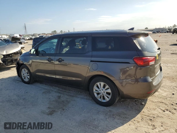 2016 Kia Sedona LX with VIN KNDMB5C11G6090781, listed as a Copart auction lot 41457025 with 131,501 mi miles and Salvage Title. Bid and sale history available at carsss.com. Image 2.
