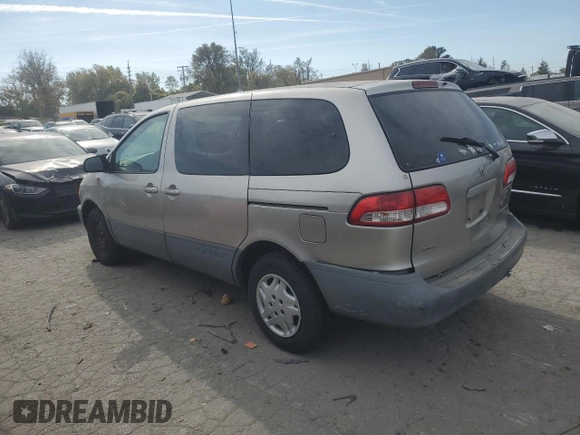 2001 Toyota Sienna CE with VIN 4T3ZF19C81U410244, listed as a Copart auction lot 77216714 with 259,226 mi miles and Salvage Title. Bid and sale history available at carsss.com. Image 2.