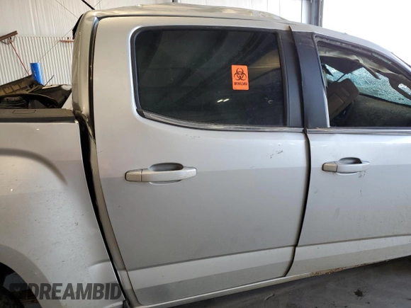 2015 GMC Canyon 4WD SLE with VIN 1GTG6BE36F1263317, listed as a Copart auction lot 53967805 with 129,590 mi miles and Salvage title. Bid and sale history available at DreamBid. Image 10.