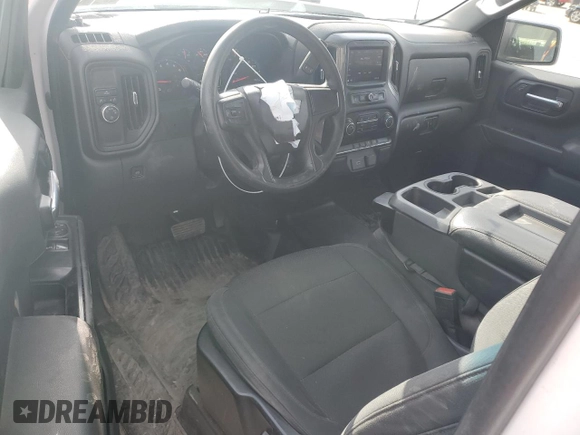 2020 Chevrolet Silverado 1500 Work Truck with VIN 3GCNWAEF1LG331483, listed as a Copart auction lot 44517375 with 100,453 mi miles and Salvage Title. Bid and sale history available at DreamBid. Image 8.
