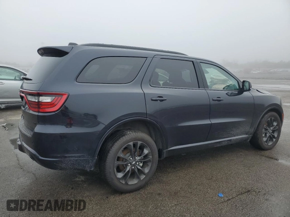 2025 Dodge Durango GT Plus with VIN 1C4RDJDGXSC510043, listed as a Copart auction lot 51793645 with 1,049 mi miles and Salvage title. Bid and sale history available at DreamBid. Image 3.
