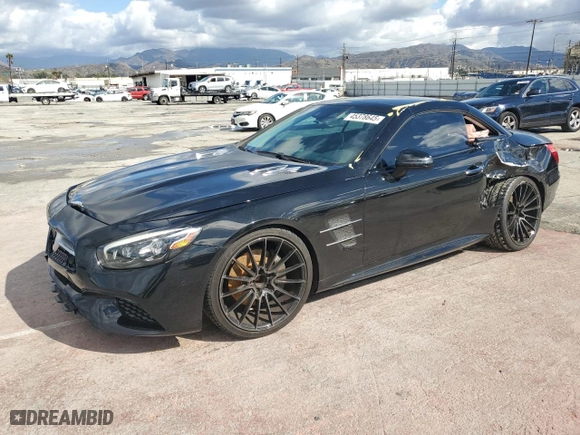 2017 Mercedes-Benz SL with VIN WDDJK6GA7HF047718, listed as a Copart auction lot 45378645 with NaN miles and Salvage Title. Bid and sale history available at carsss.com. Image 1.