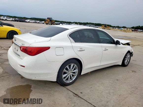 2014 Infiniti Q50 Sport z VIN JN1BV7AP2EM680968, wystawiony jako Copart lot #60352915 z przebiegiem 136 627 mil mil oraz Czysty tytuł • Clean title. Historia ofert i sprzedaży dostępna na DreamBid. Obrazek 3.