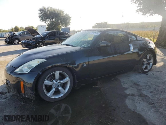 2008 Nissan 350Z with VIN JN1BZ34D18M704065, listed as a Copart auction lot 46023565 with 162,484 mi miles and Non Repairable. Bid and sale history available at carsss.com. Image 1.