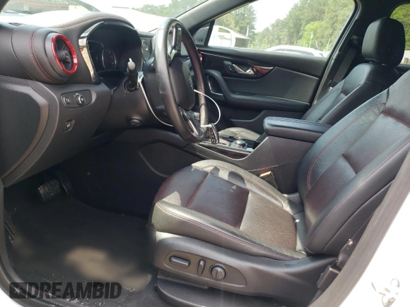 2019 Chevrolet Blazer RS with VIN 3GNKBJRS7KS640321, listed as a Copart auction lot 56576665 with 117,005 mi miles and Salvage title. Bid and sale history available at DreamBid. Image 7.