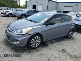 2016 Hyundai Accent Sport with VIN KMHCU5AE8GU258998, listed as a Copart auction lot 53866174 with 83,354 mi miles. Bid and sale history available at carsss.com. Image 1.