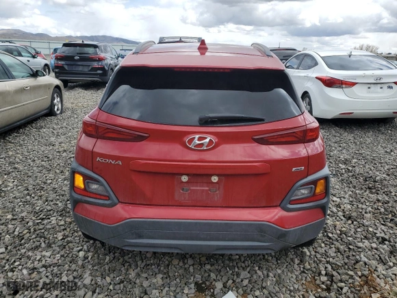 2019 Hyundai Kona SEL with VIN KM8K6CAA9KU334759, listed as a Copart auction lot 51129205 with 56,888 mi miles and Salvage Title. Bid and sale history available at carsss.com. Image 6.
