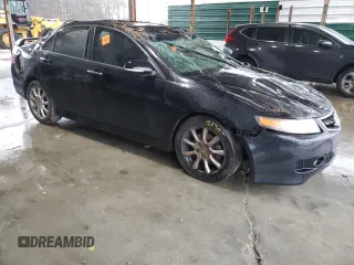 2008 Acura TSX Nav with VIN JH4CL96918C006087, listed as a Copart auction lot 43592125 with 222,073 mi miles and Salvage title. Bid and sale history available at DreamBid. Image 4.