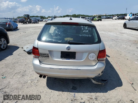 2011 Volkswagen Jetta TDI with VIN 3VWPL7AJ3BM649410, listed as a Copart auction lot 62254325 with Not provided miles and Non repairable. Bid and sale history available at DreamBid. Image 6.