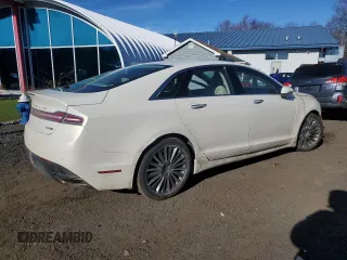 2013 Lincoln MKZ with VIN 3LN6L2J94DR817273, listed as a Copart auction lot 87550325 with 118,448 mi miles and Salvage Title. Bid and sale history available at carsss.com. Image 3.