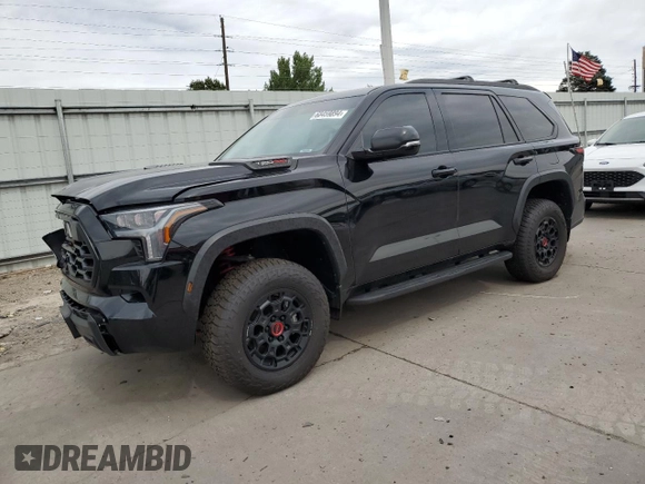 2023 Toyota Sequoia SR5 with VIN 7SVAAABA2PX013739, listed as a Copart auction lot 68459894 with 12,234 mi miles and Salvage Title. Bid and sale history available at carsss.com. Image 1.
