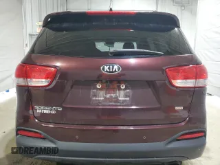 2017 Kia Sorento LX with VIN 5XYPGDA39HG328484, listed as a Copart auction lot 52297085 with Not provided miles and Salvage title. Bid and sale history available at DreamBid. Image 6.