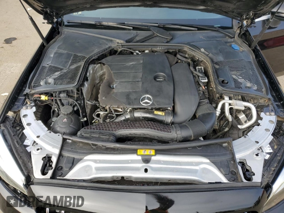 2020 Mercedes-Benz C 300 with VIN W1KWK8DB9LG015242, listed as a Copart auction lot 46953505 with 32,862 mi miles and Salvage Title. Bid and sale history available at DreamBid. Image 11.