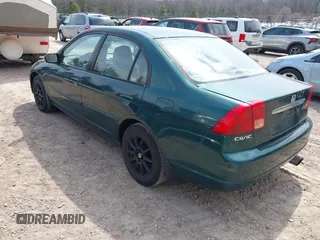 2001 Honda Civic EX with VIN 1HGES26721L067748, listed as a IAAI auction lot 42060829 with 210,408 mi miles. Bid and sale history available at carsss.com. Image 3.